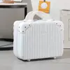 Maleta Pequeña para Mujer Ligera Maleta de Cabina 14 pulgadas Mini Estudiante Almacenamiento Estuche de Cosméticos Bolso de Hombro Bolso de Hombro Simple Gran Capacidad