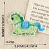 Novo Logo Bordado Ano do Cavalo Desenho Animado Pônei Adesivos Bordados DIY Envelope Vermelho Capa de Celular Adesivos Decorativos Acessórios Adesivos de Tecido Autoadesivos
