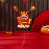 Imán de Nevera Magnético con Orejas Lindas que se Mueven en 3D, Dios de la Riqueza, Colgante Decorativo Festivo de Año Nuevo con Estampado Dorado del Dios de la Riqueza