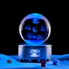 Wuxing Taiji 3d 3d láser tallado interior bola de cristal luminosa decoración creativa decoración de pasillo regalo para el hogar venta al por mayor