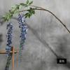 Ramo curto gigante glicínias flor de alta qualidade flor de feijão longo jardim de casamento decoração paisagem glicínias flor simulação glicínias