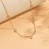 Collar Clásico de Corazón con Elemento de Rosa de Circonita Cadena para Clavícula Versátil de Lujo Accesible Ins Europeo y Americano Francés Diamante