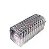 Caja de almacenamiento Yum, transparente, de acrílico, para guardar insignias periféricas, a prueba de polvo, cuadrada, sellada y protectora, expositor Millet