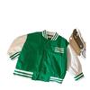 Traje de Béisbol con Alfabeto Estampado para Niño Japonés Chaqueta High Street para Niños Primavera y Otoño Cuello Chaqueta de Aviador Guapo