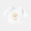 Roupas para Recém-Nascidos Roupas Meio Costas para Bebê Estilo Quente Outono e Inverno Roupa Íntima para Bebê Roupa de Baixo Manga Longa para Bebê