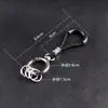 Llavero Universal de Metal DIY Colgante Creativo de Cuentas para Pareja Anillo Llavero Personalizado Cadena de Llaves Regalo de Nicho
