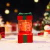 Porta lápices de Santa Claus con luz nocturna, nuevo producto transfronterizo, decoración creativa para Nochebuena, regalo para niños, venta al por mayor