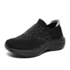 Zapatos Deportivos para Mujer, Zapatos de Caminar de Verano, Zapatos Casuales para Mujer, Zapatos de Running Transpirables Fly-Knit, Suministro Transfronterizo de Zapatos Nuevos para Mujer de Talla Grande