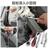 Juego de Herramientas de Llave de Carraca de 67 Piezas 1/4" de Alto Rendimiento Llave de Carraca Rápida de 72 Dientes Herramientas de Reparación Automotriz