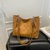 Bolso de Hombro Cruzado de Moda Casual de Gran Capacidad Tendencia Europea y Americana Otoño 2025 Nuevo Retro Elegante para el Trabajo para Mujer
