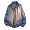 Nueva chaqueta de estilo montañero para pareja con cuatro rayas, chaqueta exterior para hombre para ciclismo y montañismo, prenda exterior holgada y casual