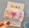 Lindo pasador para el cabello infantil estilo princesa, lazo para el cabello de visón estilo Chanel francés, pasador para el cabello de niña, tocado de corona