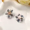 Moda coreana tejido a mano perla de imitación cristal flor diy todo-partido cordón de zapato clip pasador tocado pendientes accesorios
