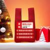 Bolsas de Regalo para Evento de Empresa 2026, Bolsas Tejidas Estilo Festivo para Mujer, Bolsos Rojos, Bolsas para Reunión Anual