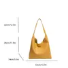 Patrón tejido de moda, gran capacidad, nueva colección otoño 2026, retro, simple, elegante, versátil bolso de hombro, bolsa tote y bolso cruzado