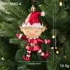 Adornos para árbol de Navidad transfronterizos, soldados elfo, decoraciones colgantes coloridas, accesorios, colgantes, decoraciones de ambiente festivo