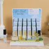 Qingyifang Perfume Tranquilo Van Gogh da Natureza Selvagem 8ml Água Encantadora de Campânula Azul Frasco Pequeno Portátil Perfume