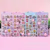 Adesivos Anti-Estresse para Crianças, Macios e Fofos, de Apertar o Bumbum, Transfronteiriços, Desenho Labubu, Boneca Sanrio Chorando Preta, Animais Pequenos