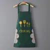 Avental para Uso na Cozinha, à Prova de Óleo, Estilo Novo, Impermeável, Moderno, Fofo, Avental de Cozinha, Roupa de Trabalho para Cozinha Doméstica