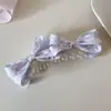 Grampo de Cabelo com Laço Floral Presilha Acessórios de Cabelo Presilhas Presilha Banana Adereço de Cabeça Estilo Pastoral Presilha Lateral Toque de Luxo Presilha para Cabelos Rebeldes