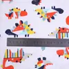 Capa para bolsa de roupas de algodão estampado, malha de algodão classe A para bebês, 300 peças, estampado, dupla face