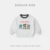 Ropa Infantil Dudu Sudadera Infantil 2026 Otoño Nuevo Suéter para Bebé Conjunto de Otoño Top para Niños Ropa para Niñas