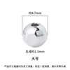 Prata Esterlina S925 Contas Soltas Facetadas, Prata Quebrada, Contas Espaçadoras de Canto Multifacetadas, Pulseira, Contas de Corda Vermelha, Material para Acessórios DIY