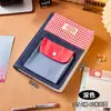 Libreta de mezclilla retro americana A5 para oficina, para chicas, de alto valor de color, hojas sueltas, libro de cuentas manual, diario de estudiante engrosado