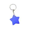 Suministro de placa de identificación para perro de aleación de aluminio de color sólido estrella de cinco puntas etiqueta para mascota colgante fabricantes fuente de placa de identificación para perro de metal Ningbo
