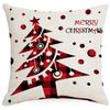 Amazon nova linho de Natal fronha xadrez impressão cross-border home sofa carro fronha atacado