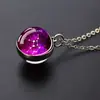 12 esferas de cristal luminosas de constelaciones, joyería colgante, colgante para estudiante, accesorios de la suerte, regalo, suministro al por mayor, comercio exterior