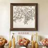 [Más Vendido] Pintura Decorativa de Manzano Estilo Antiguo Medio Ping An Pintura Cuadrada Avanzada Americana Estilo Nanyang para Colgar en el Dormitorio