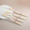 Copo descartável copo de plástico piquenique camping utensílios de mesa Tigela Copo conjunto de colheres doméstico conjunto para 7 pessoas atacado frete grátis