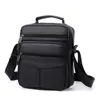 Bolso nuevo de cuero genuino para hombre, bolso de hombro de piel de vaca de capa superior, bolso cruzado elegante para hombre, bolso de mano casual, maletín de negocios