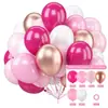 Set de Globos de Látex Transfronterizo de 12 pulgadas Globos Redondos con Lentejuelas Fiesta Niña Día de San Valentín Boda Globos para Fiesta