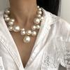 Moda Transfronteiriça Explosiva Colar com Pingente de Laço de Pérola e Brincos Conjunto Mulheres Design de Nicho de Luxo Leve Acessórios Versáteis