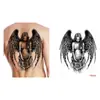 Tatuaje Temporal de Hierbas para Mitad de Espalda Pegatina Dragón Geisha Chhao Yun Pegatina de Tatuaje para Espalda Pegatina de Tatuaje Semi-Permanente de Jugo para Espalda