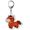 Llavero Año del Caballo 2026 Modelo Nuevo Mascota Caballo Llorando Colgante Zodiaco Regalo de Año Nuevo Reunión Anual de la Empresa Acrílico