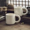 Taza de cerámica simple de color sólido de gran capacidad, taza de oficina, taza para el hogar, taza de personalidad, taza para té de frutas al por mayor