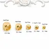 Cuentas Cuadradas para Azúcar de Cobre Chapado en Oro de 18 Quilates que Conservan el Color con Agujeros Grandes, Cuentas Cuadradas con Esquinas Redondeadas, Accesorios para Ensartar Pulseras DIY