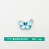 Al por mayor Versión Coreana Creativo Colgante Individual Patrón de Mariposa con Goteo Especial Aleación Collar Pulsera Colgante Joyería Accesorios DIY