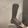 Botas de Invierno 2024 para Mujer de Pantorrilla Ancha para Tallas Grandes, Botas Largas Hasta la Rodilla de Suela Gruesa para Piernas Gruesas