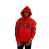 Sudadera con Capucha y Cremallera Estilo Callejero Americano Completamente Tachonada con Diamantes y Salpicaduras de Tinta, Bordes Deshilachados Vintage, Corte Holgado, Hombros Caídos, Unisex, Transfronterizo Europeo y Americano