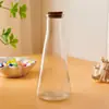 Garrafa de vidro Baoshi garrafa de desejo concha de cortiça areia flor seca garrafa de armazenamento garrafa arco-íris garrafa vazia flutuante estrelas da sorte