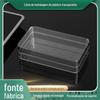 Caixa de embalagem plástica transparente direto da fábrica caixa de embalagem plástica geral matérias-primas de grau alimentício produção por moldagem por injeção de caixa de cristal