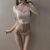 Roupa íntima feminina sexy pura quer calcinhas com corrente vazada para meninas tamanho plus size feminino nicho