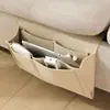 Bolsa de Armazenamento de Feltro para Cabeceira Casa Quarto Sala de Estar Sofá Armazenamento Bolsa Suspensa Conveniente Estudante Dormitório Bolsa de Armazenamento