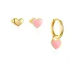 Set de Aretes de Rombo Diamantado de Moda Europeos y Americanos, Aretes de Estrella de Ocho Puntas con Esmalte de Temperamento