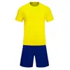 Camiseta de manga curta para esportes transfronteiriços uniforme de futebol conjunto roupas esportivas customizadas secagem rápida traje de corrida leve respirável atacado