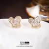 Brincos de Flor de Zircônia Doce Agulha de Prata Pérola Brincos Franceses de Luxo Leve Camélia Brincos de Alta Qualidade Exquisitos Versáteis Acessórios de Orelha